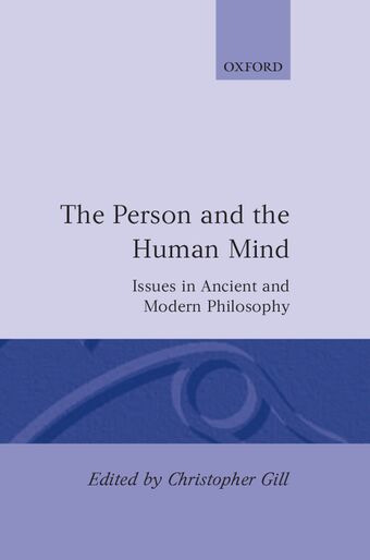 The Person and the Human Mind book cover