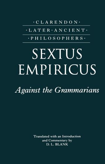 Sextus Empiricus book cover