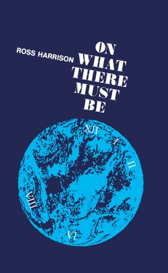 On What There Must Be book cover
