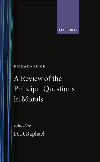 A Review of the Principal Questions in Morals book cover