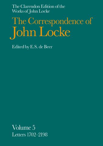 The Clarendon Edition of the Works of John Locke book cover