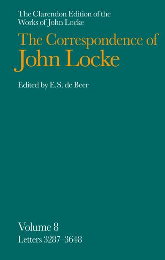 The Clarendon Edition of the Works of John Locke book cover