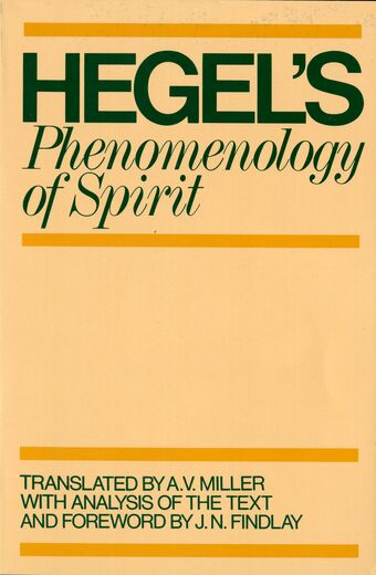 Phenomenology of Spirit book cover