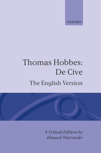De Cive book cover