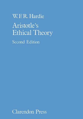 Aristotle's Ethical Theory book cover
