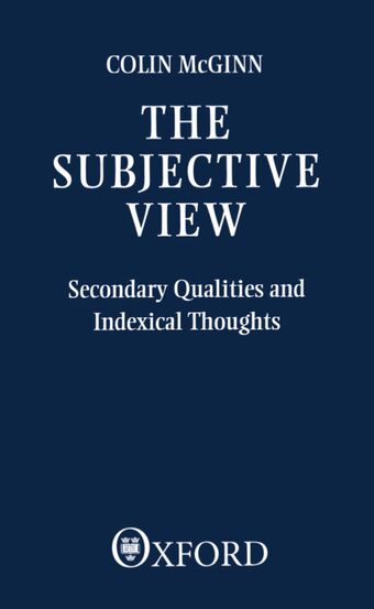 The Subjective View book cover