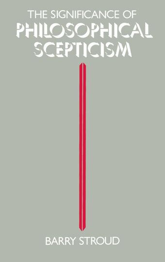 The Significance of Philosophical Scepticism book cover