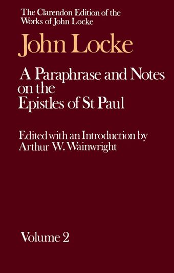 The Clarendon Edition of the Works of John Locke book cover