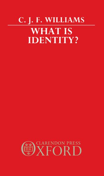 What is Identity? book cover