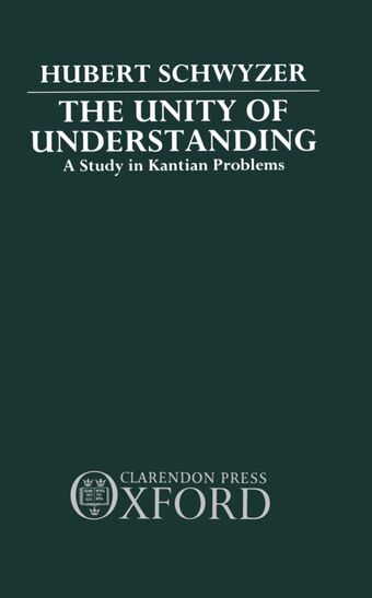 The Unity of Understanding book cover