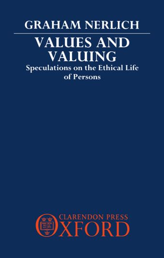 Values and Valuing book cover