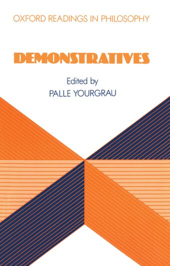 Demonstratives book cover
