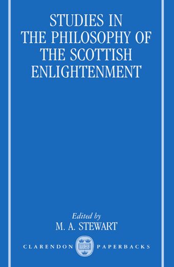 Studies in the Philosophy of the Scottish Enlightenment book cover