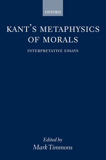 Kant's Metaphysics of Morals book cover