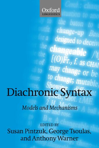Diachronic Syntax book cover