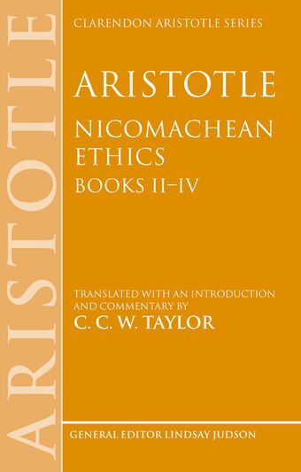 Nicomachean Ethics, Books II--IV book cover