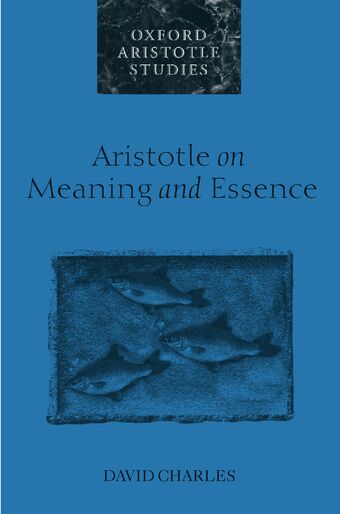 Aristotle on Meaning and Essence book cover