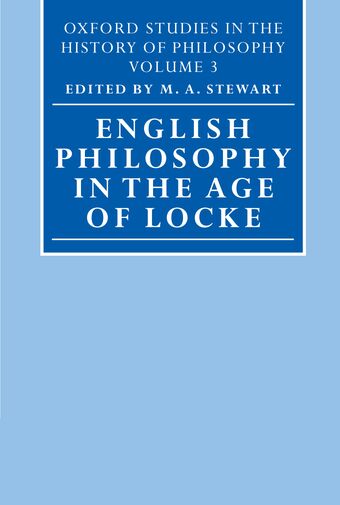 English Philosophy in the Age of Locke book cover