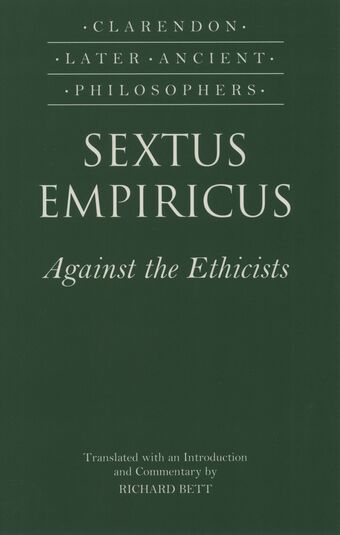 Sextus Empiricus book cover