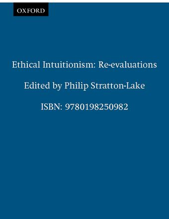 Ethical Intuitionism book cover
