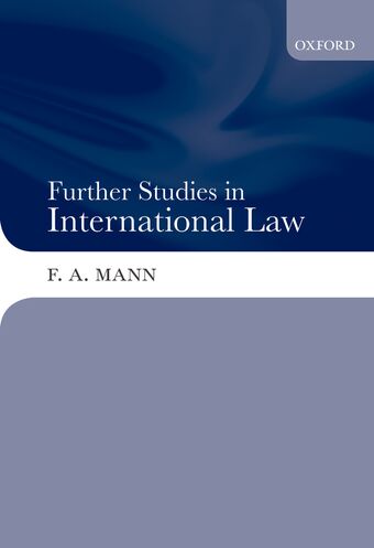 Further Studies in International Law book cover