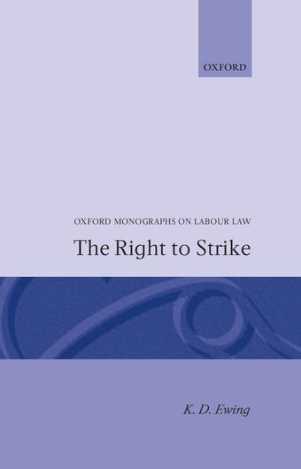The Right to Strike book cover