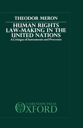 Human Rights Law-Making in the United Nations book cover