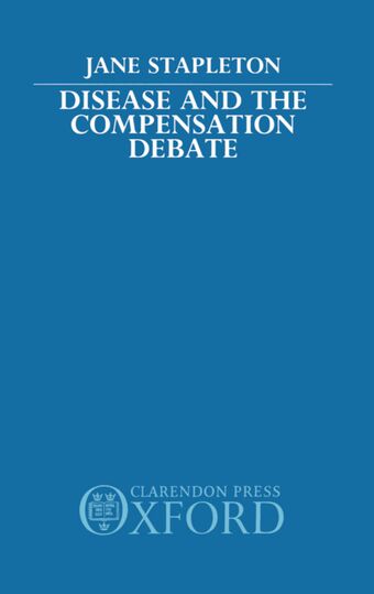 Disease and the Compensation Debate book cover