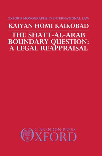 The Shatt-Al-Arab Boundary Question book cover