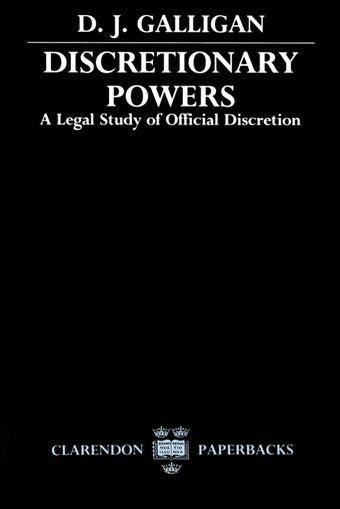 Discretionary Powers book cover