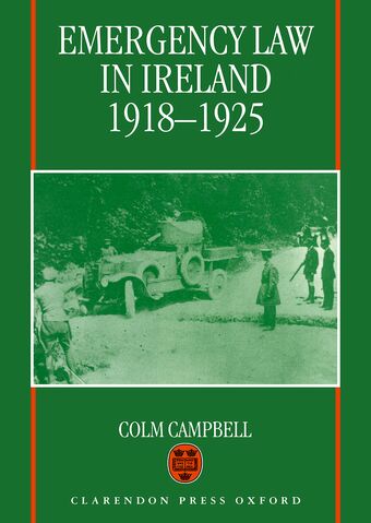Emergency Law in Ireland book cover