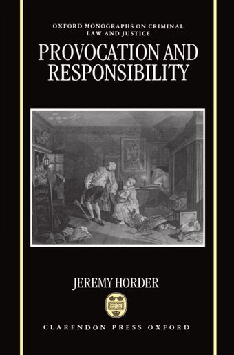 Provocation and Responsibility book cover