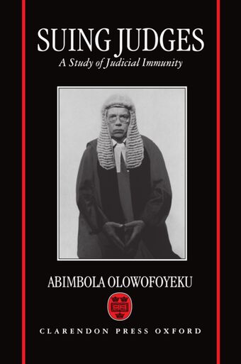 Suing Judges book cover