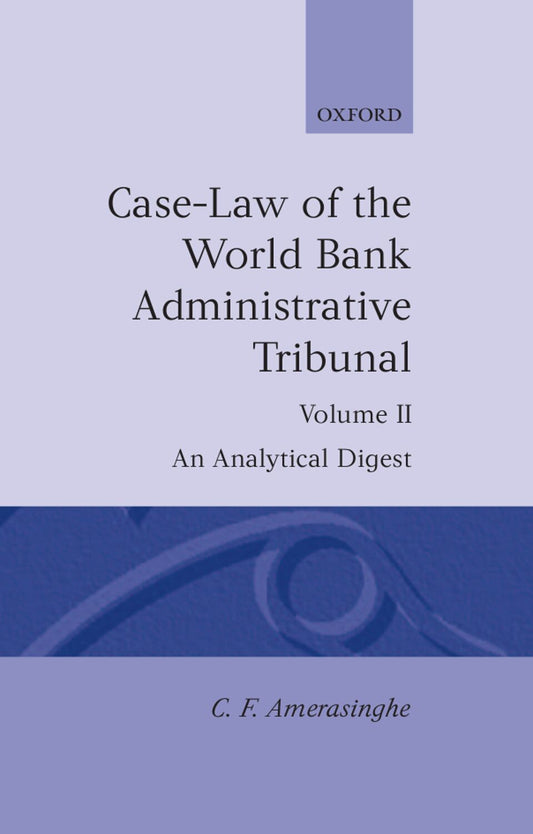 Case-Law of the World Bank Administrative Tribunal book cover