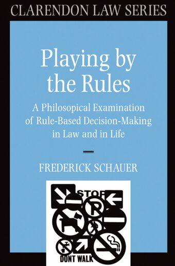 Playing by the Rules book cover