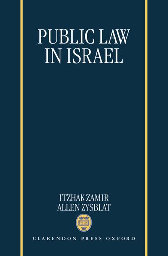 Public Law in Israel book cover