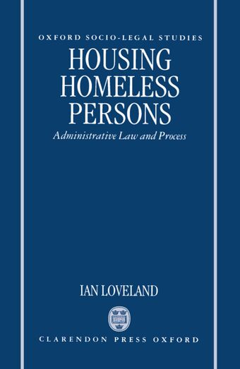 Housing Homeless Persons book cover