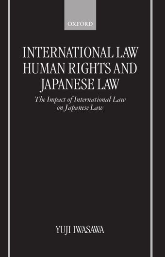 International Law, Human Rights, and Japanese Law book cover