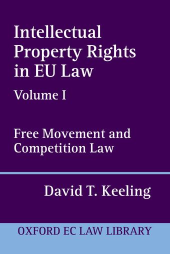 Intellectual Property Rights in EU Law book cover