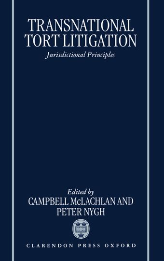 Transnational Tort Litigation book cover