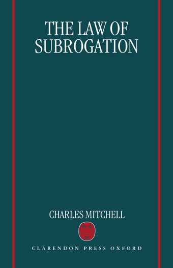 The Law of Subrogation book cover