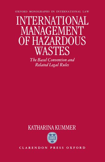 International Management of Hazardous Wastes book cover