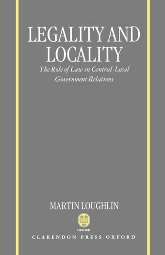 Legality and Locality book cover