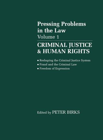 Criminal Justice and Human Rights book cover