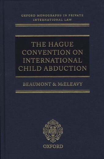 The Hague Convention on International Child Abduction book cover
