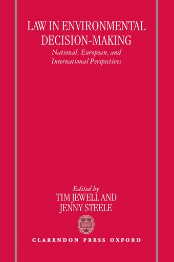 Law in Environmental Decision-Making book cover