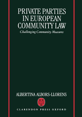 Private Parties in European Community Law book cover
