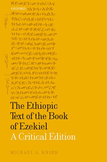 The Ethiopic Text of the Book of Ezekiel book cover