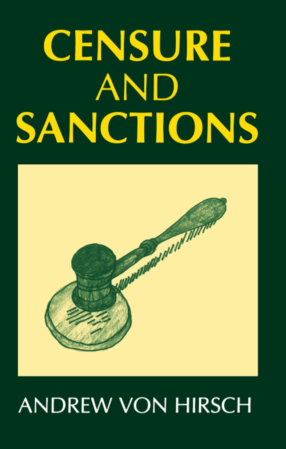 Censure and Sanctions book cover