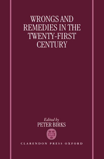 Wrongs and Remedies in the Twenty-First Century book cover